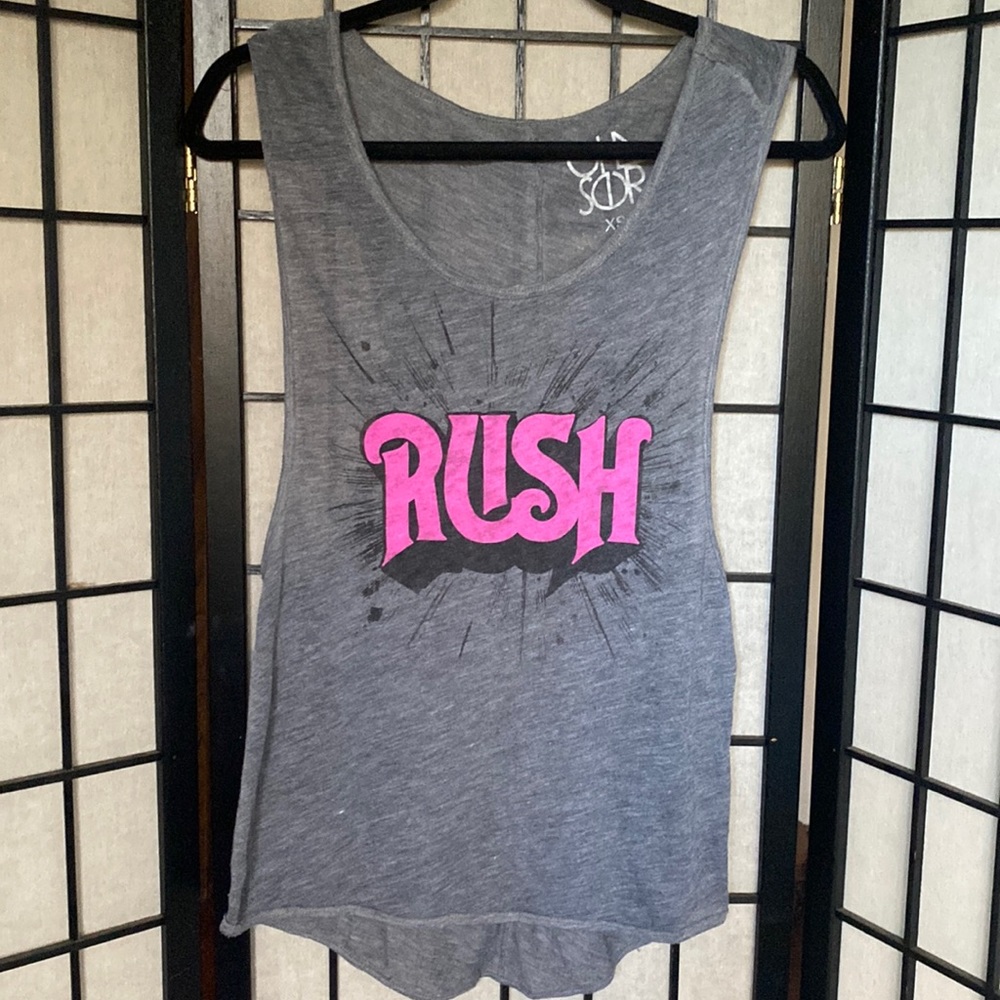 Chaser Brand “Rush” Band  Muscle Tank | Xs